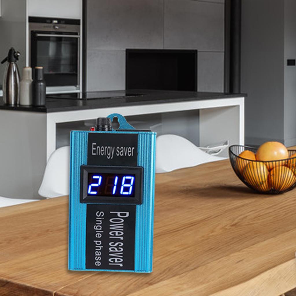100KW Power Saver Energy Saving Devices Digital LCD Display Energy Savers Power Saving Box Use Safety Stabilize Voltage Protect Devices