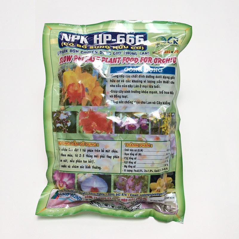 PHÂN BÓN CHUYÊN DÙNG CHO LAN NPK-HK 666 (30 GÓI X 20G)