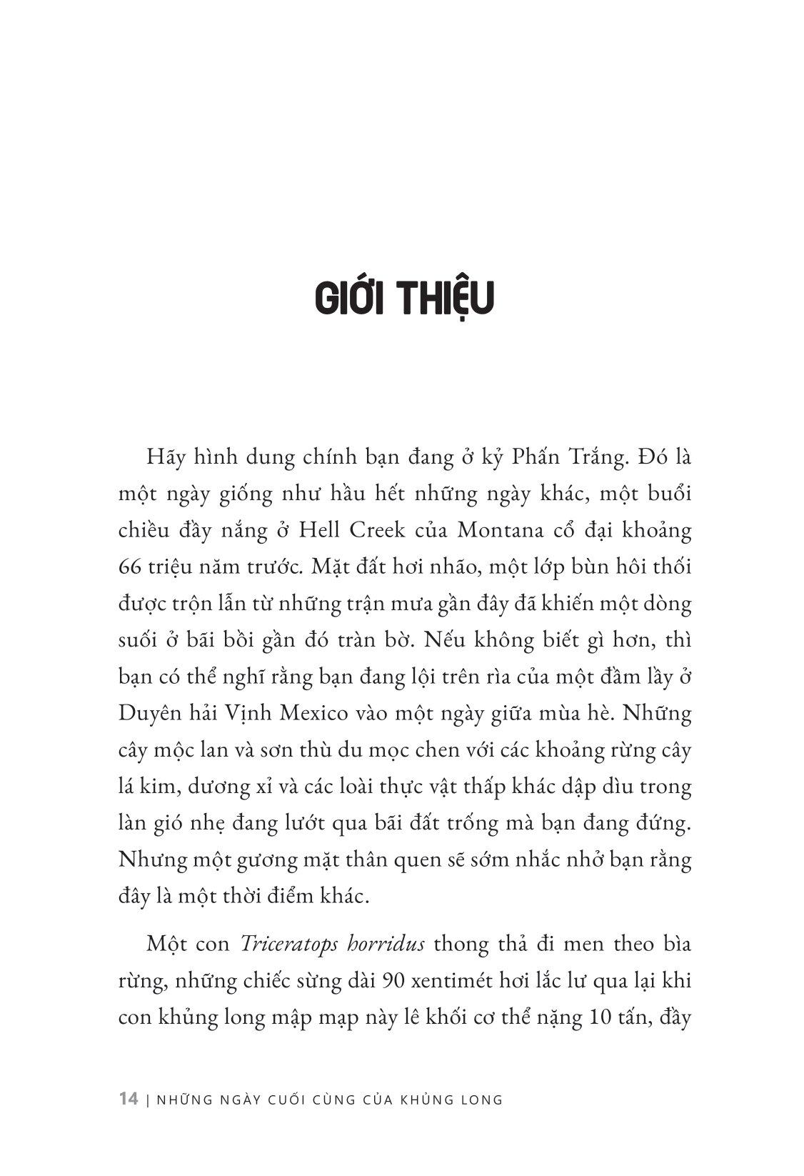 Những Ngày Cuối Cùng Của Khủng Long - Thiên Thạch, Sự Tuyệt Chủng Và Khởi Đầu Của Thế Giới Chúng Ta