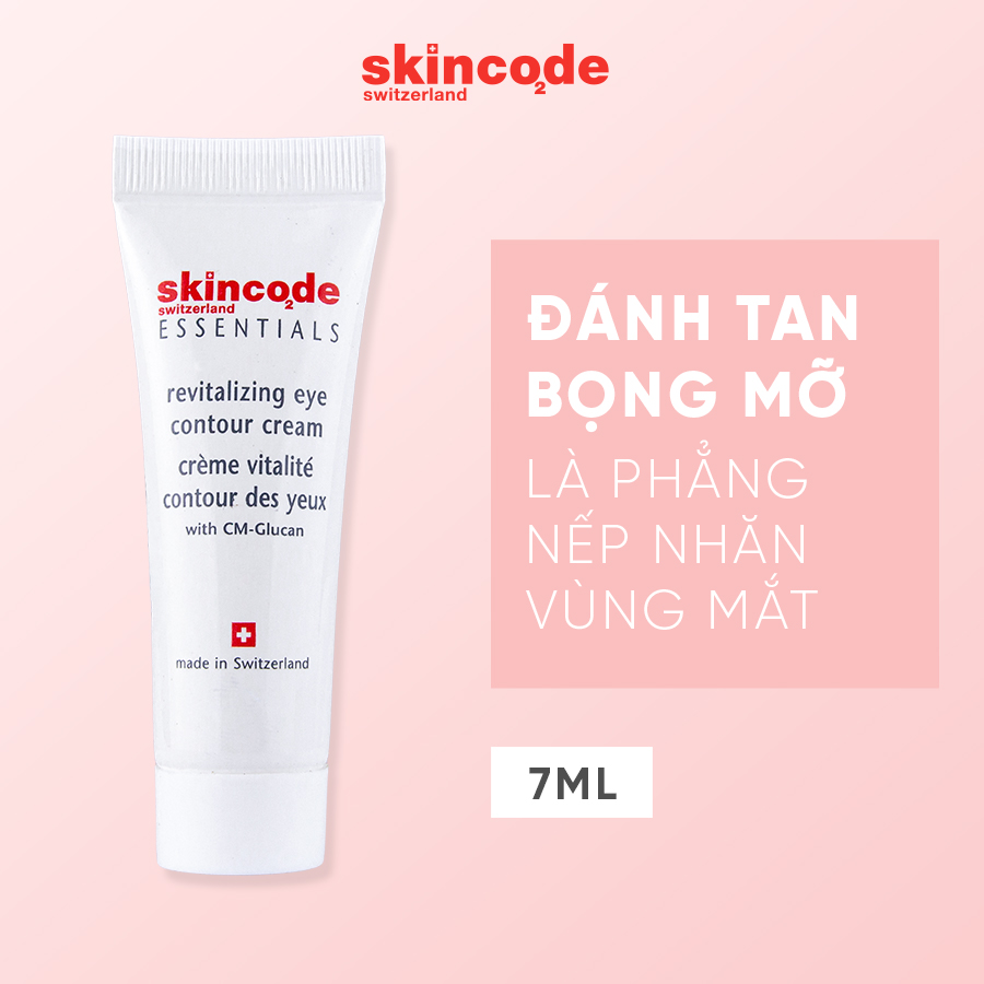 Kem dưỡng giảm quầng thâm mắt Skincode Essential Revitalizing Eye Contour Cream 15ml - MS 1018