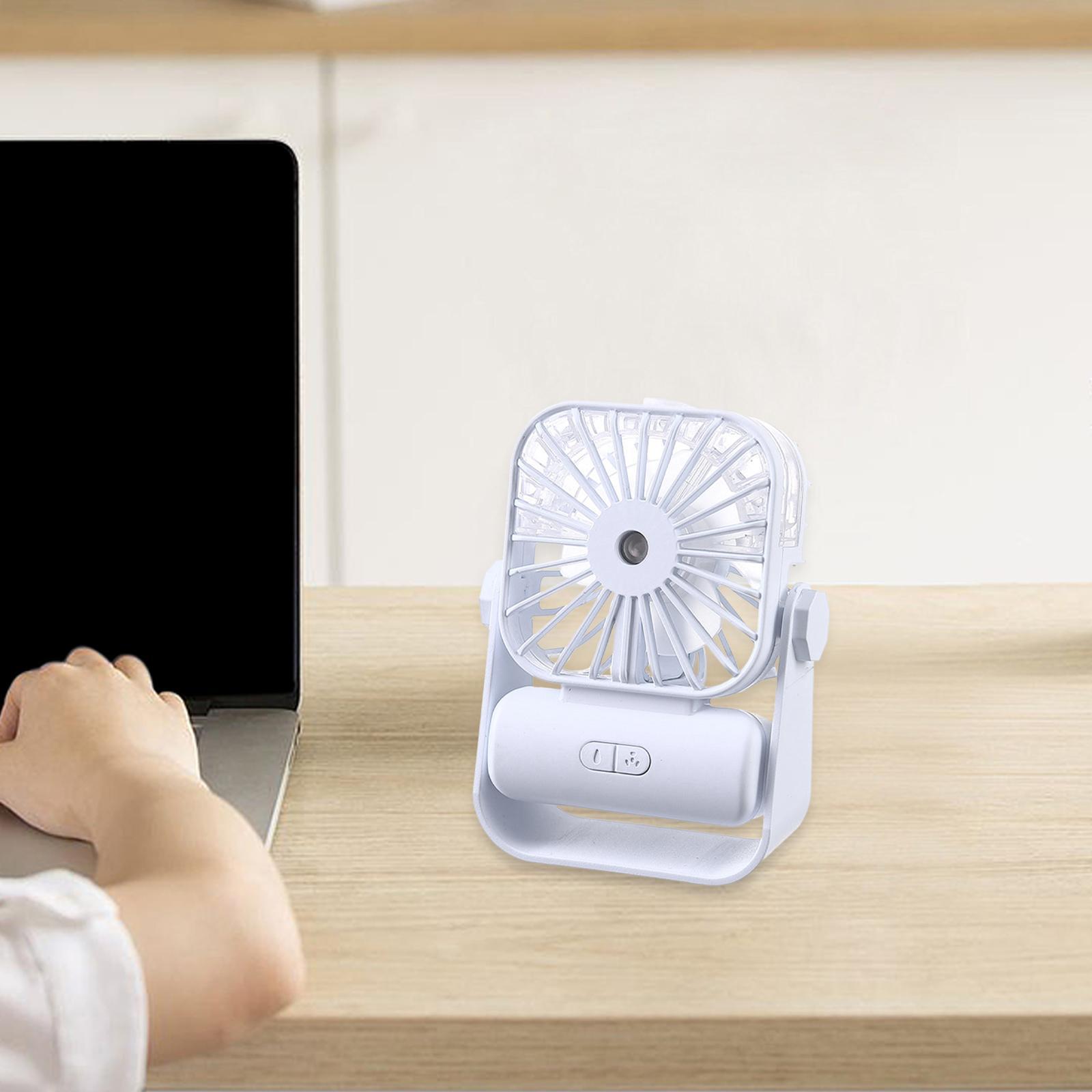 Table Cooling Fan Silent Personal Camping Fan for Camping Home Office Indoor