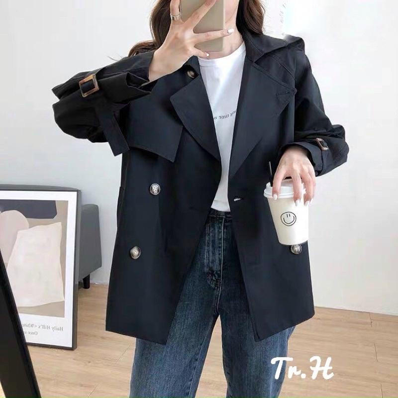 Áo dạ măng tô hàng quảng châu đẹp xịn kèm móc áo - Hinhin