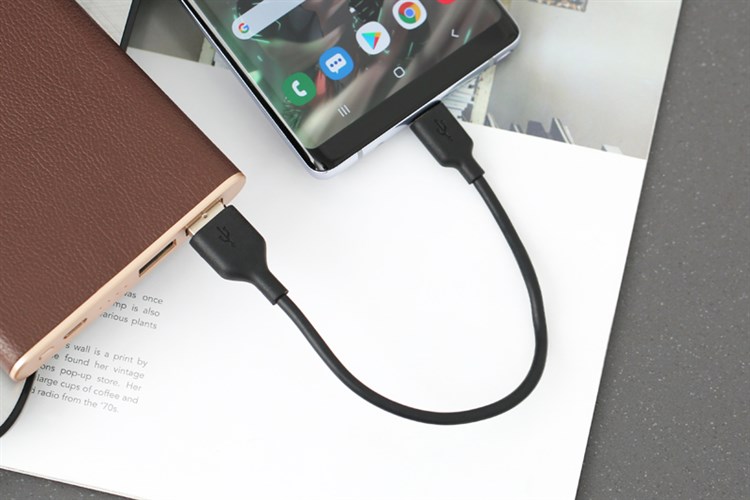 Cáp sạc và truyền dữ liệu USB chân Type-C ngắn - 20cm - Hàng chính hãng QUATECH