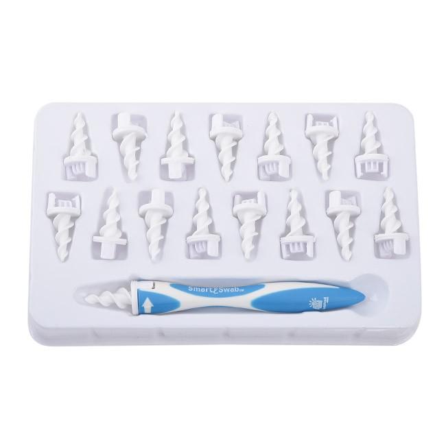 Dụng cụ lấy ráy tai Smart Swab kèm 16 đầu silicon mềm mại