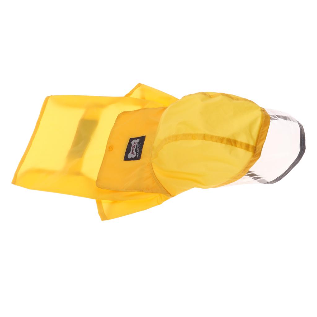 Dog Pet Waterproof Reflective Raincoat Keep Pets Dry In Rainy Day