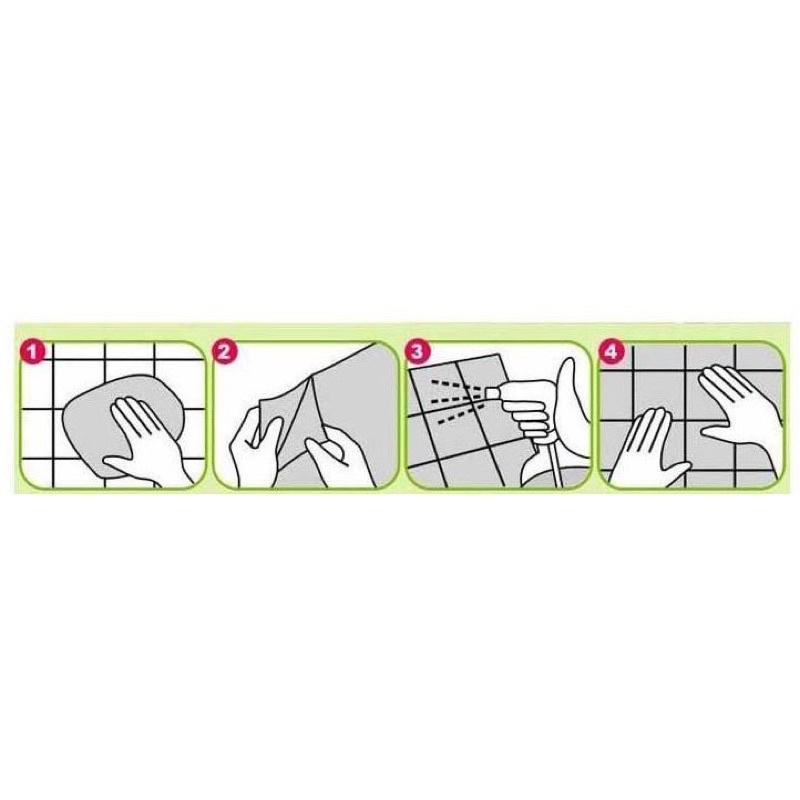 Giấy dán tường cách nhiệt, chống dầu mỡ cho nhà bếp, Chịu Nhiệt - Decal Dán Bếp Họa Tiết 3D