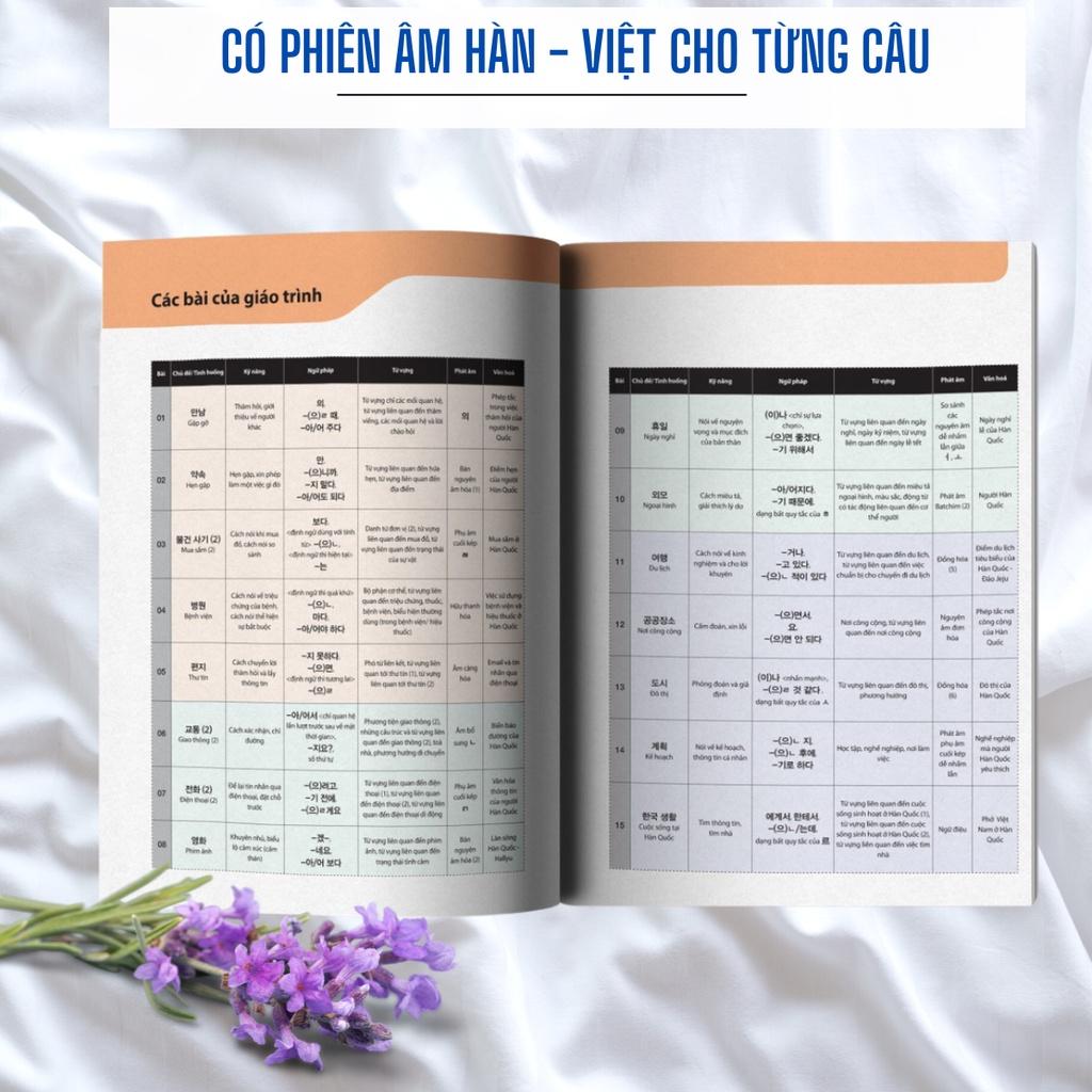 Bộ Sách - Tiếng Hàn Tổng Hợp Dành Cho Người Việt Nam Trình Độ Sơ Cấp Tập 1-6 (Giáo Trình + Sách Bài Tập) - Giáo trình + SBT 1