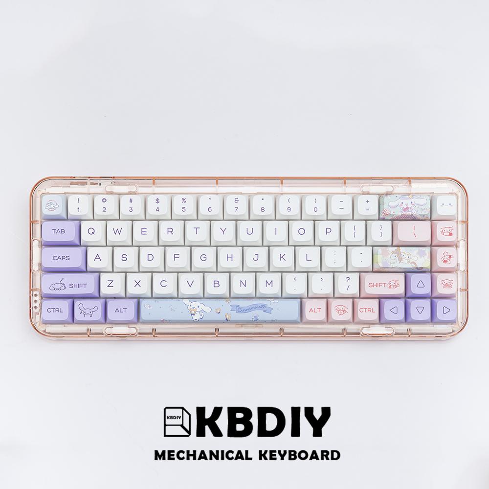 KBDiy 140 Phím/Bộ Hình Chó Dễ Thương Keycaps PBT Dye-SUB DIY Tùy Chỉnh XDA Hồ Sơ Nắp Phím Cho Công Tắc MX Game Cơ Nắp