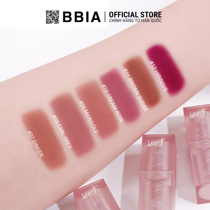 Combo 2 Son Thỏi Lì Bbia Last Powder Lipstick Version 2 3.5g