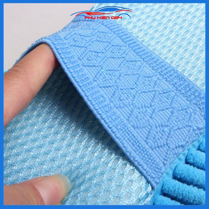 Miếng rửa xe san hô sợi vải Microfiber vệ sinh lau rửa ô tô nhà cửa