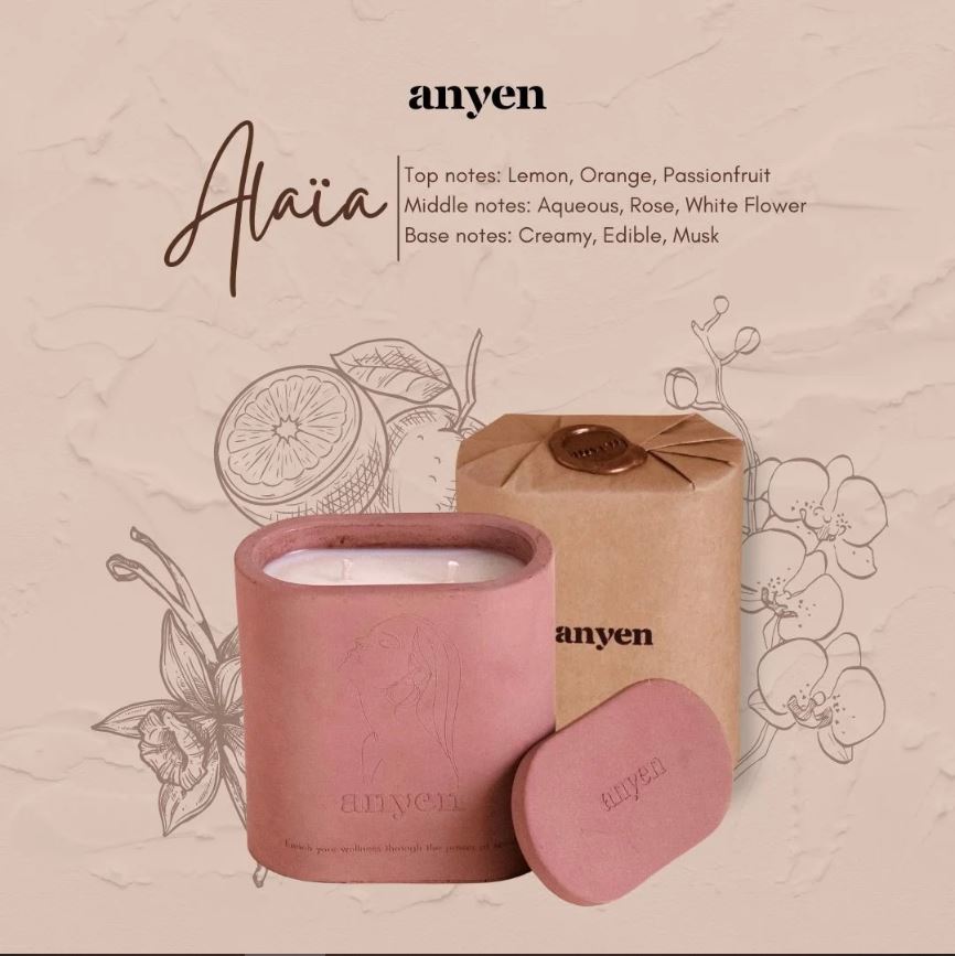 Nến thơm - Alaïa (Scent of Vanilla Orchid) - ANYEN CANDLE