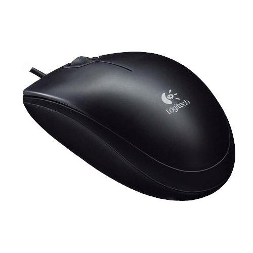 Chuột máy tính Logitech B100 (Đen) - Hàng Chính Hãng