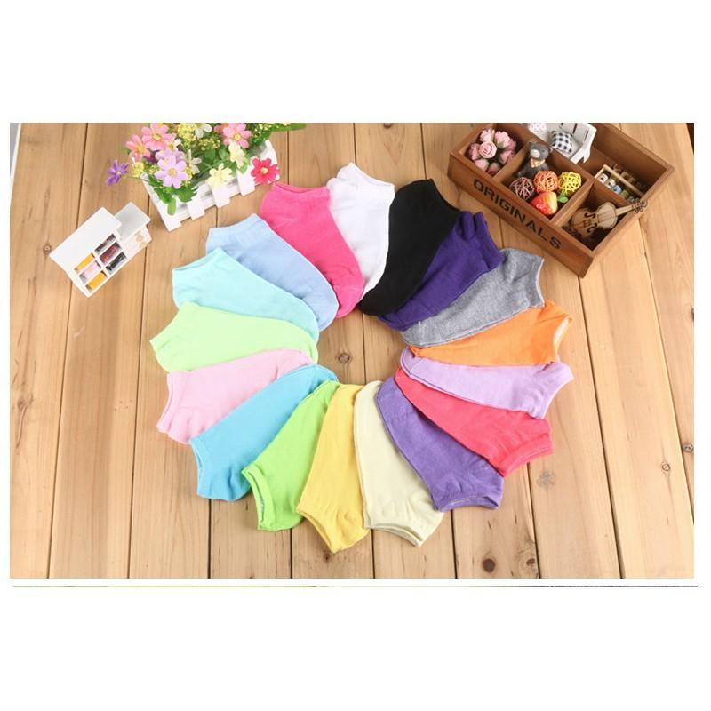 Vớ trơn cổ ngắn cotton siêu mềm