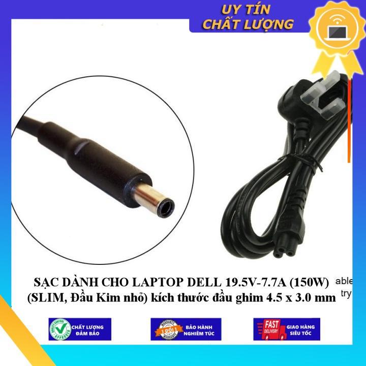 SẠC dùng cho LAPTOP DELL 19.5V-7.7A   kích thước đầu ghim 4.5 x 3.0 mm - Hàng Nhập Khẩu New Seal