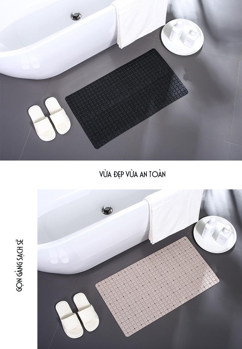 Thảm PVC Lót Sàn Nhà Tắm, chỗ đứng rửa bát nhà bếp Chống Trơn Trượt - loại mới MS11- nhiều màu