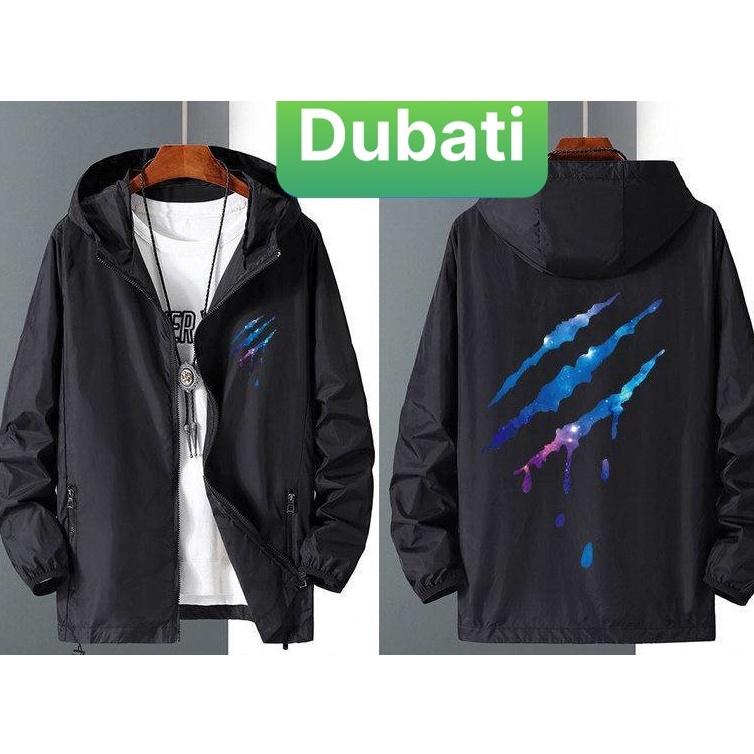 ÁO KHOÁC DÙ NHẸ BOMBER NAM NỮ ĐEN BÓNG CHÀY ĐA NĂNG 2 LỚP CHỐNG NẮNG 2 TÚI CÓ DÂY KÉO HOT 2022 - DUBATI FASHION