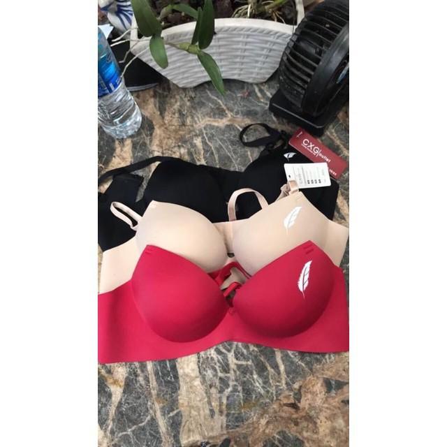 Áo Lót Nữ Su Đúc Hình Lá Không Gọng Đệm Dày Nâng Ngực A01 có ảnh thật