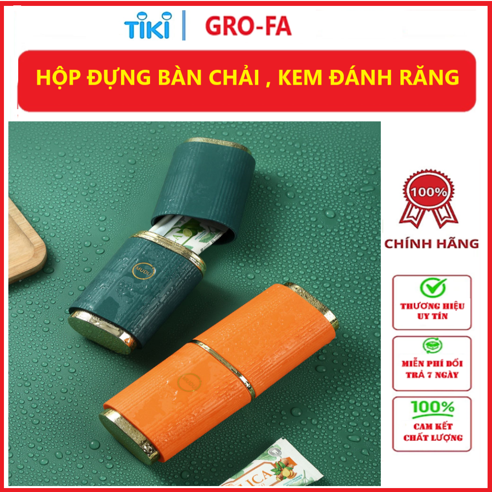 Hộp Đựng Bàn Chải , Kem Đánh Răng Du Lịch MUDU-Chính Hãng ( Màu ngẫu nhiên)