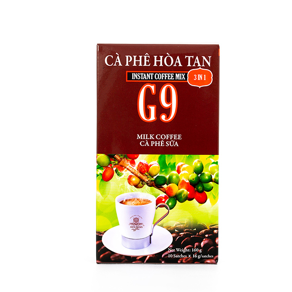 Cà phê hòa tan 3in1 - G9 ( hộp 10 gói x 16g)