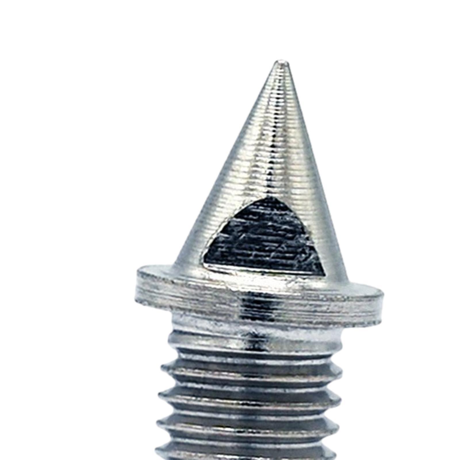 Steel Track Spikes, 12 Pcs Track Spikes for Track Shoes, Replacement Spikes for Track and Field Sprinting or Cross Country