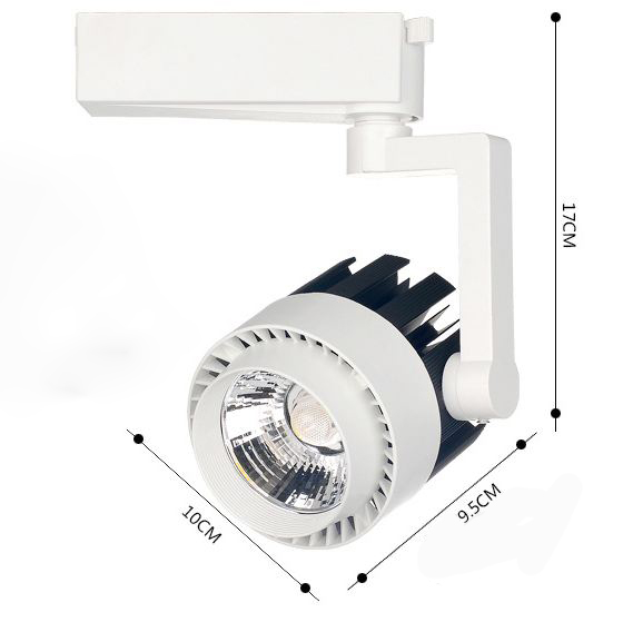 Combo 3 đèn rọi ray 20W + 1 ray 1 mét vỏ trắng CN700 cao cấp