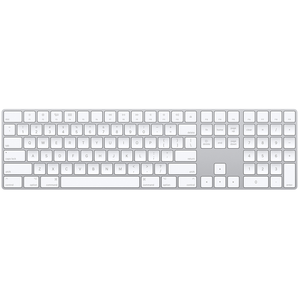 Bàn phím Apple Magic Keyboard with Numeric Keypad - US English, MQ052ZA/A - Hàng Chính Hãng