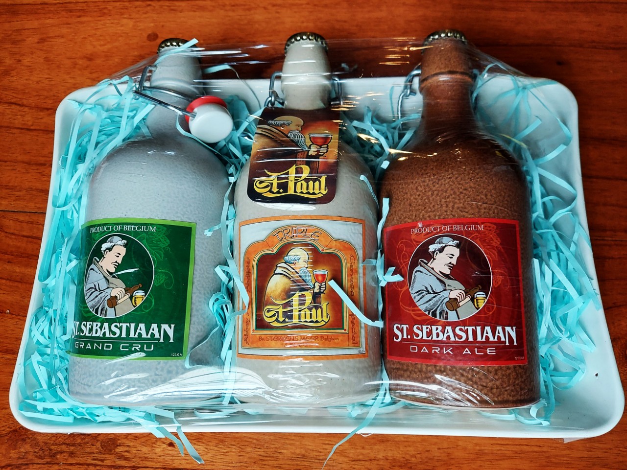 Set Quà 3 Chai Bia Sứ Bỉ Thầy Tu Brouwerij Sterkens