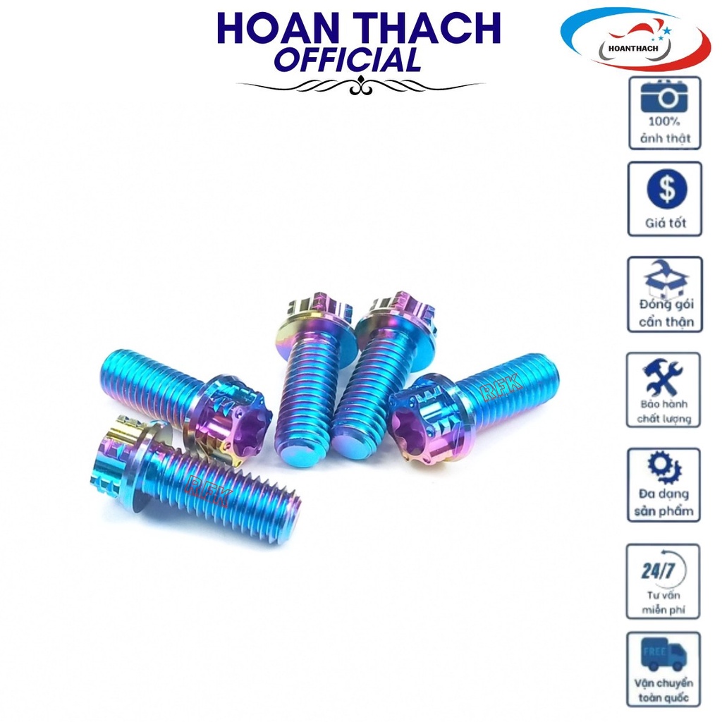 Ốc 8L15 Titan 7 Màu Đầu Salaya gắn cho nhiều dòng xe Máy SP017506 (giá 1 con)