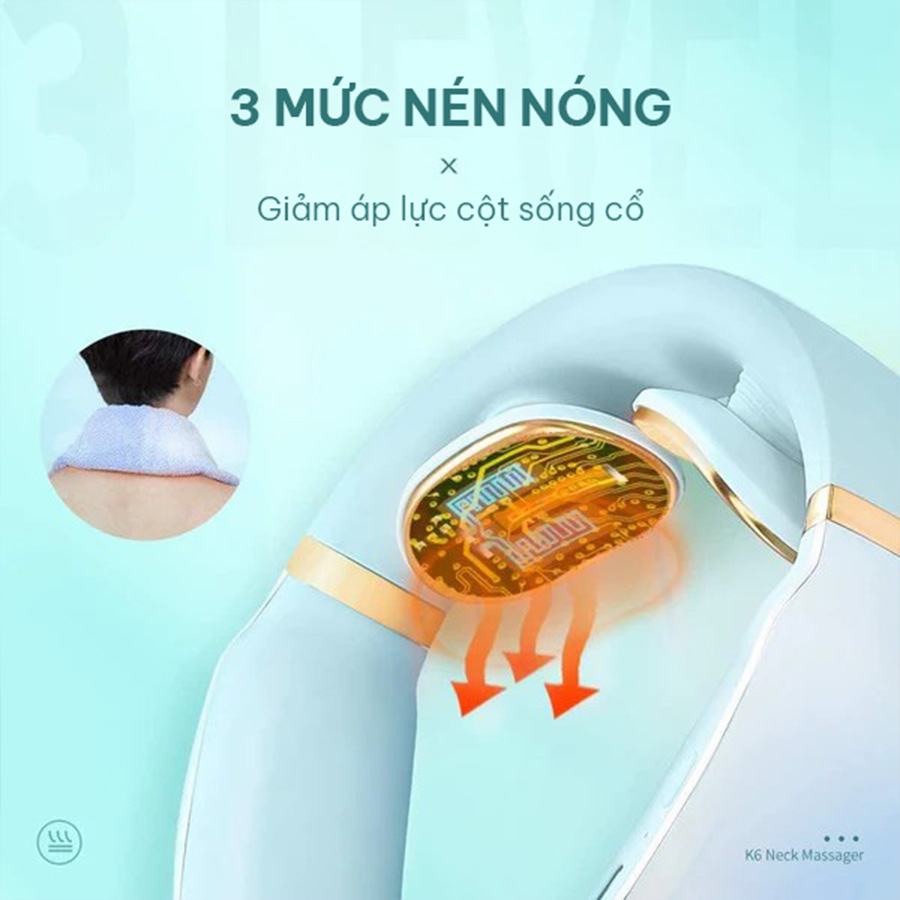 Máy Massage Cổ SKG K6E công nghệ xung điện - Hàng chính hãng