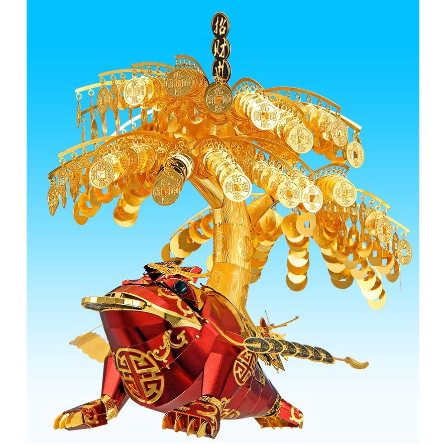 Mô Hình Kim Loại 3D Tự Lắp: Cóc Thiềm Thừ (Golden Toad) - Mô Hình Giải Trí - Xả Stress, Mô Hình Sưu Tầm, Mô Hình Trang Trí, Quà Tặng Mô Hình