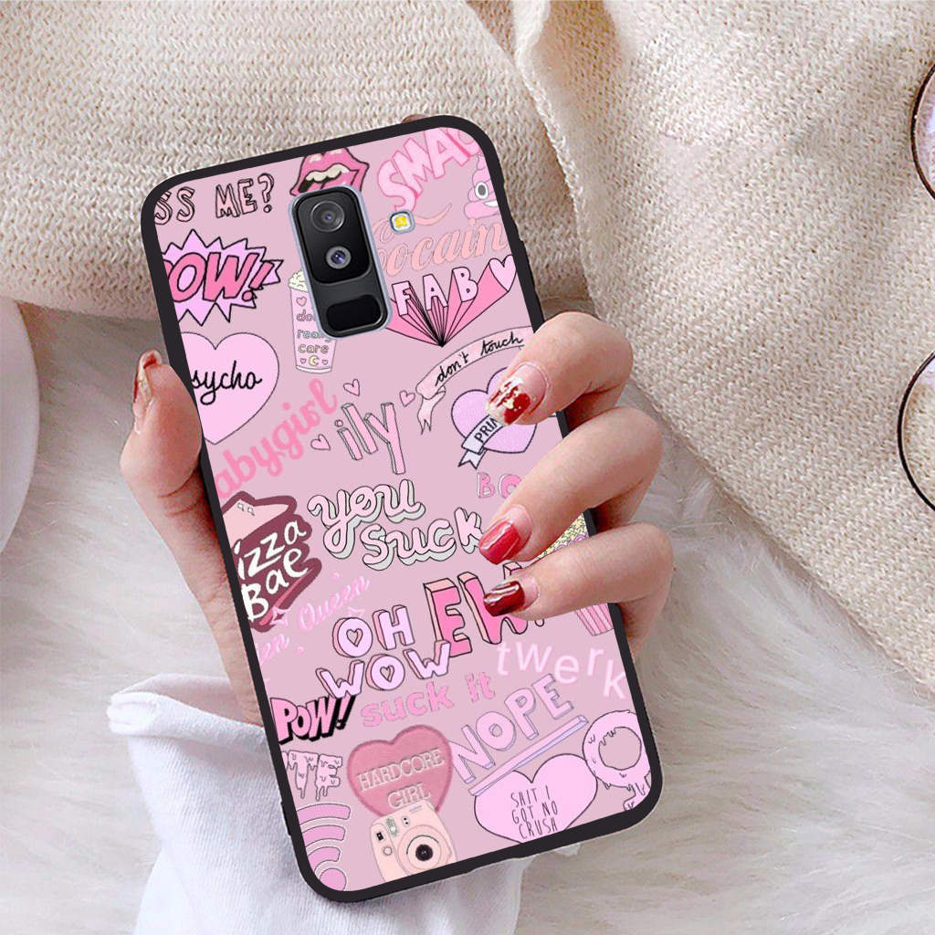 Ốp lưng dành cho Samsung Galaxy A6 Plus 2018 viền dẻo TPU Bộ Sưu Tập Phong Cách Tự Do - Hàng chính hãng