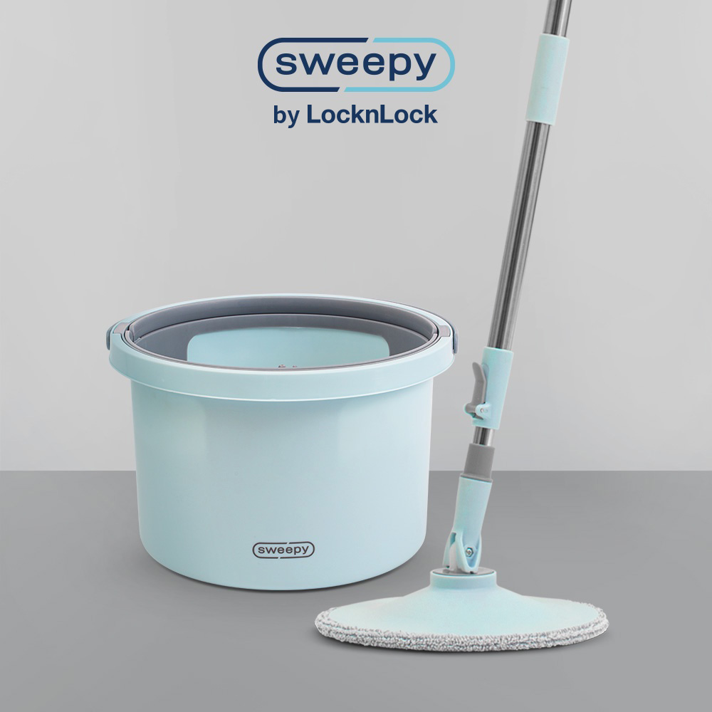 Bộ đầu thay cây lau nhà Sweepy ETM972RF - Màu trắng, xám