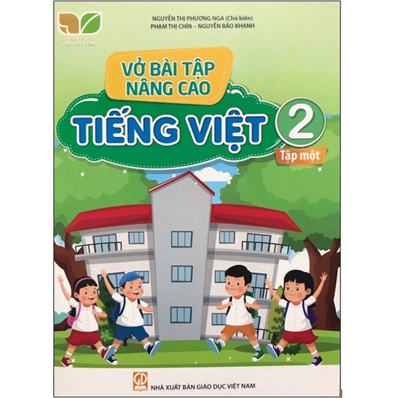 Sách - Combo Vở bài tập nâng cao tiếng việt lớp 2 tâp 1+2   - ĐN