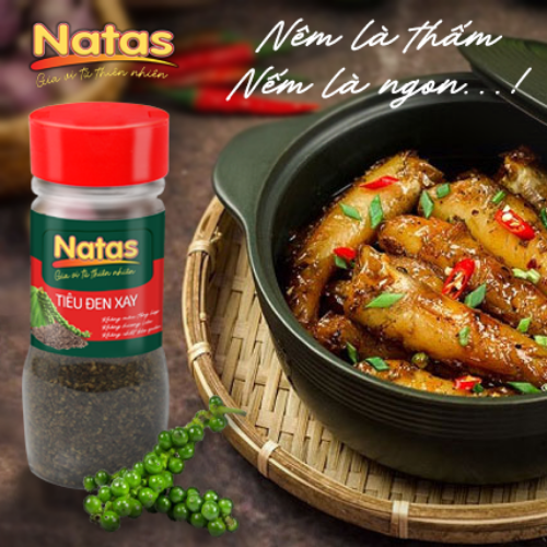 Bột Tiêu Đen Xay Natas Hũ 55g