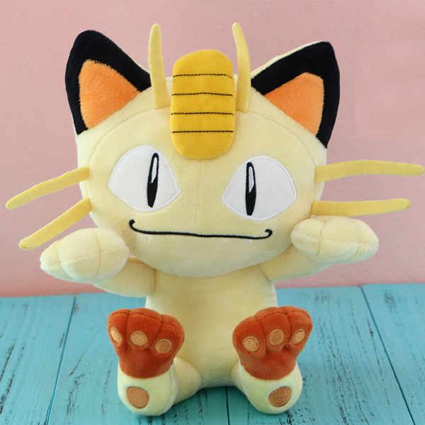 Gấu Bông Pokemon Mèo Meowth Lém Lĩnh (25 Cm) Gb126 (Tặng 1 Đèn Led 8 Bóng Siêu Sáng Cắm Cổng Usb)