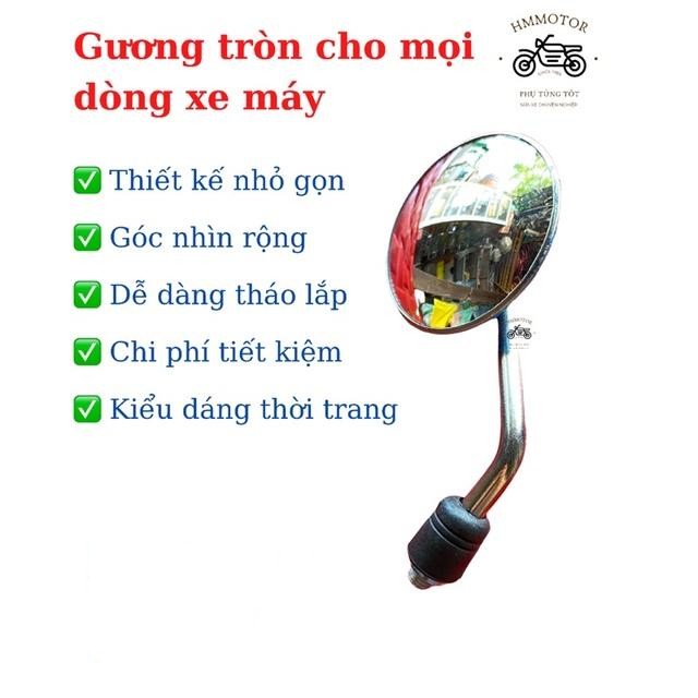 Gương Tròn Cho Nhiều Dòng Xe Máy