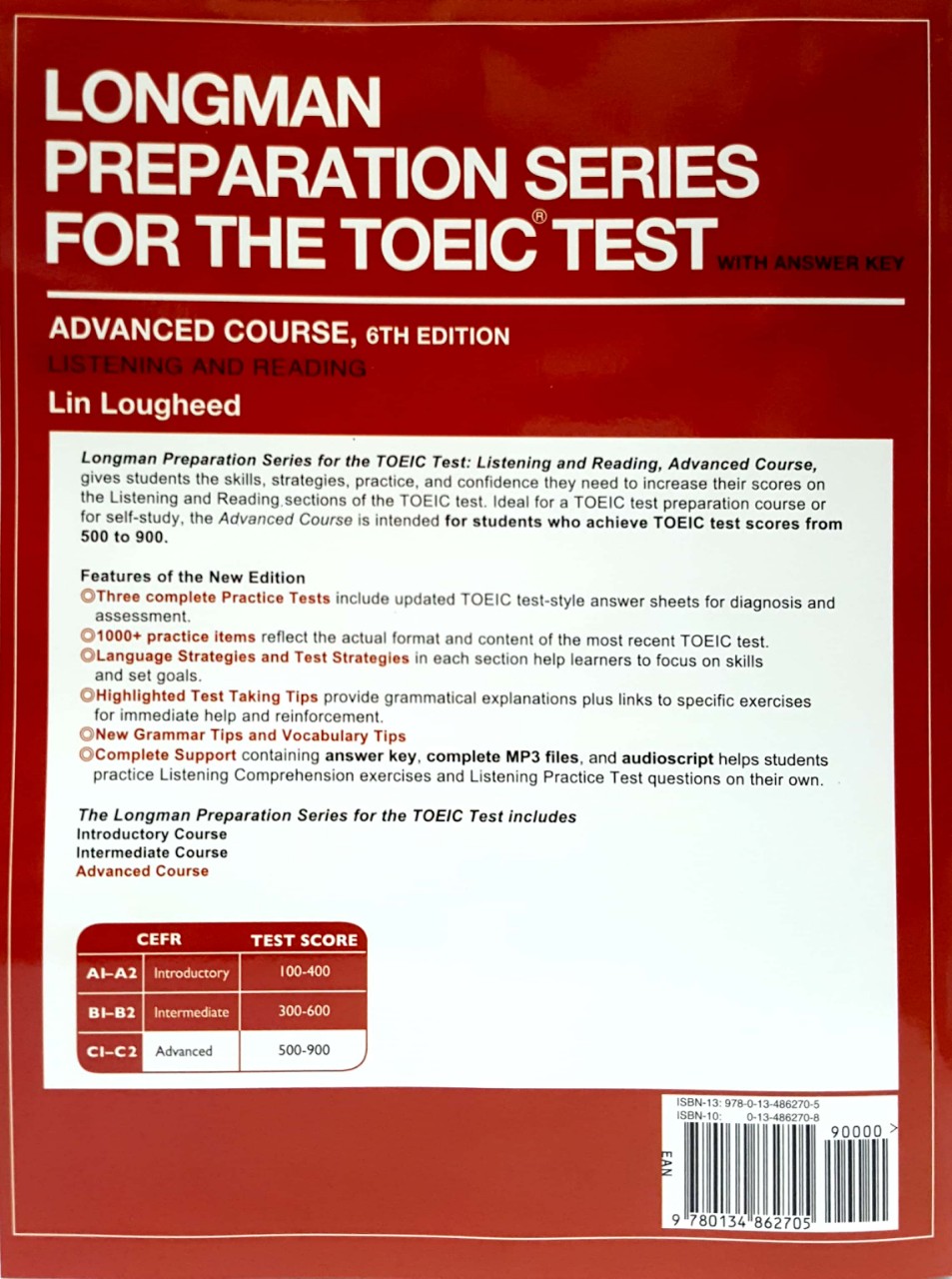 Longman Preparation Series for the TOEIC Test: Listening and Reading (6th Edition) Student Book - Level Advanced with MP3 &amp; Answer Key