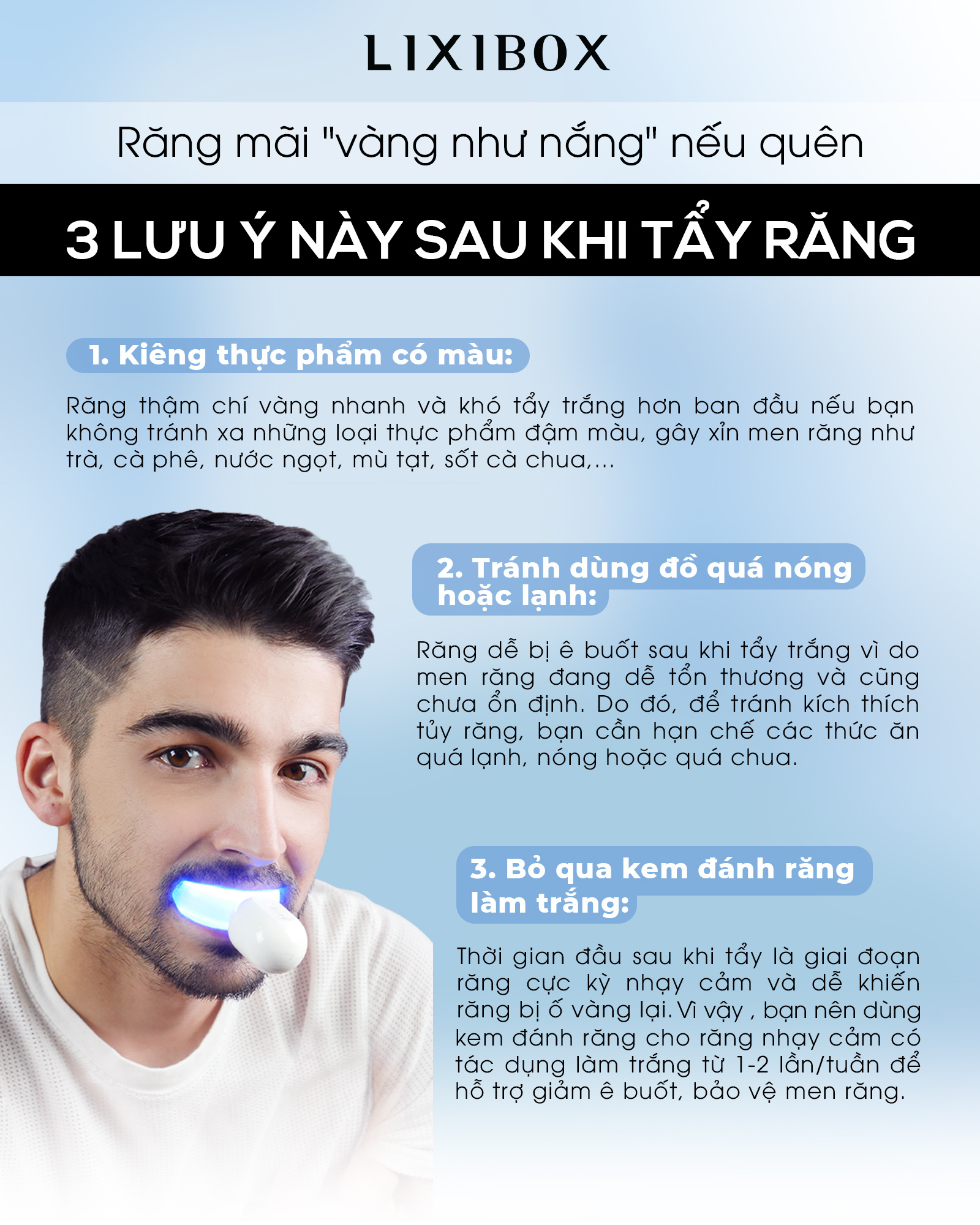 Combo Máy tăm nước cầm tay Cordless Oral Irrigator Và Máy Tẩy Trắng Răng Halio Blue Light Professional Teeth Whitening Enhancer