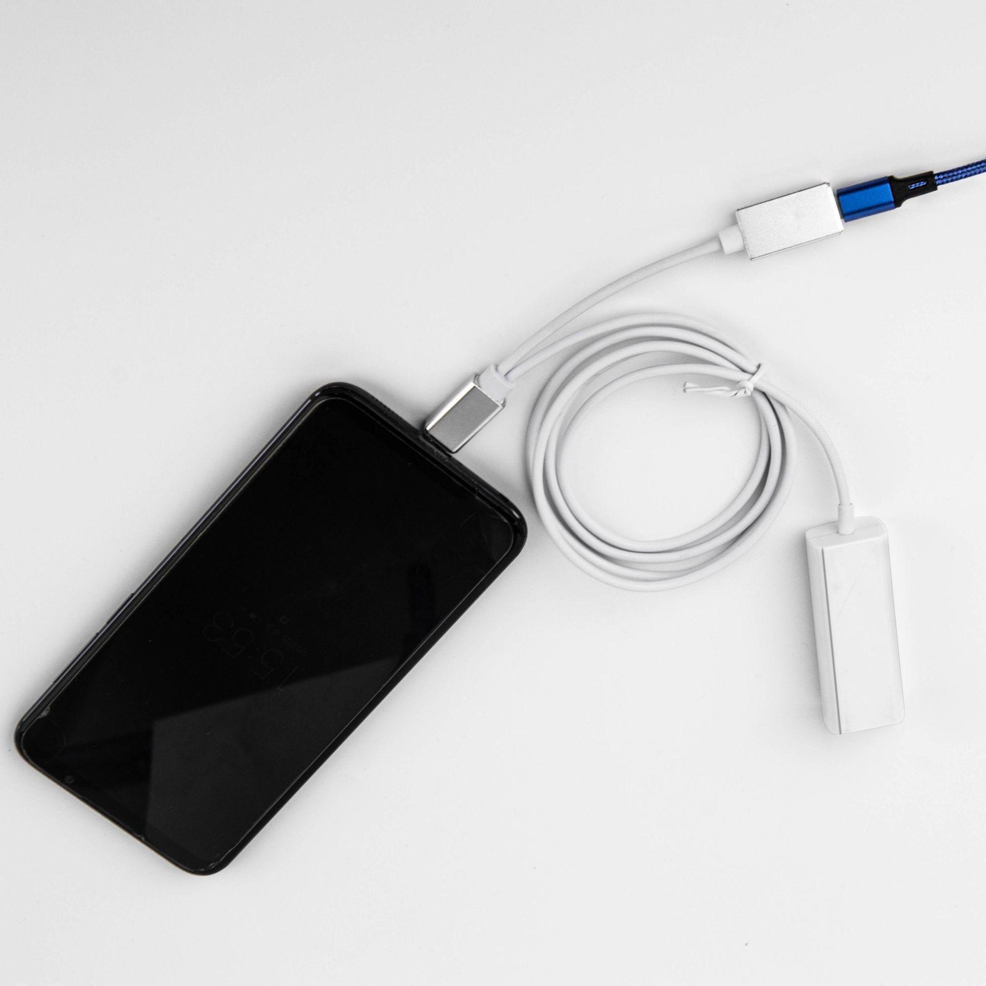Bộ chuyển đổi card mạng giá rẻ nhất cổng mạng lightning sang RJ45 phù hợp máy tính bảng điện thoại Apple sang cáp mạng 3 trong 1