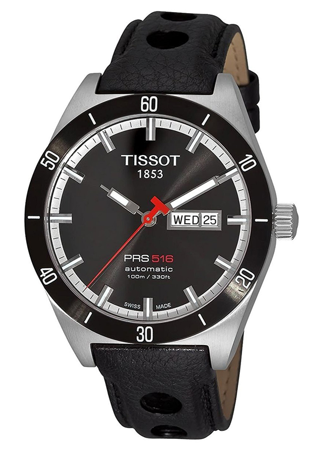 Đồng Hồ Nam Dây Da Tissot T044.430.26.051.00 (42mm) - Đen