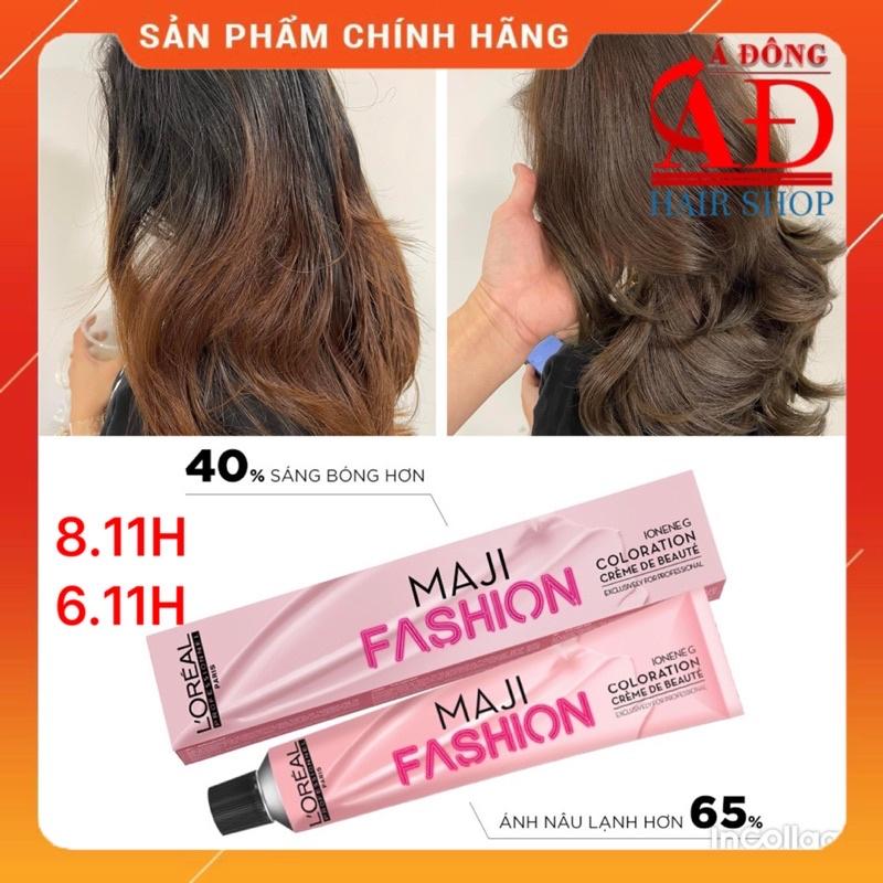 THUỐC NHUỘM TÓC L'OREAL MAJIFASHION THỜI TRANG CHÍNH HÃNG TUÝP 50ML + KÈM OXY