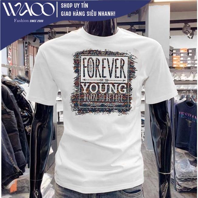 Áo Thun Nam, Có Bigsize Từ S Đến 8XL, Vải Cotton Cao Cấp, Mặc Mịn Thoáng Mát - Thời Trang Waoo, Mẫu ATNN225