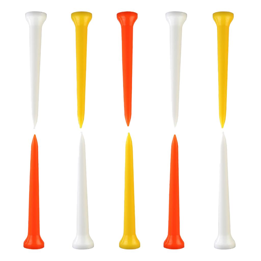 Unbreakable Golf Tees Size 69mm Golf Nails Blue Red for Various Golf Clubs Stronger than Wood Tees