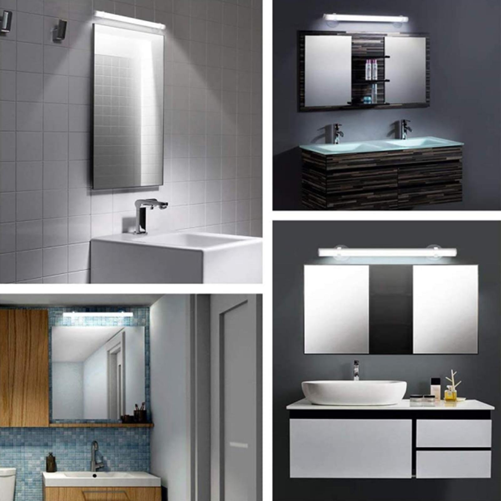 LED Mirror Lights Wireless Portable Rechargeable Vanity Light 3 Brightness Touch Control Makeup Light