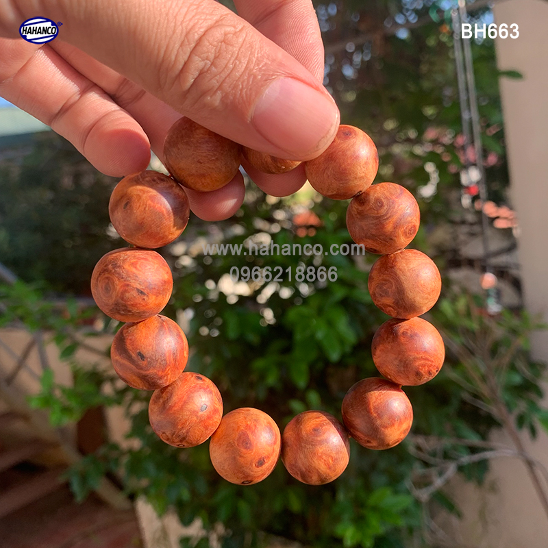 Vòng tay Nu huyết long Thấu quang để mộc hàng VIP - Mùi thơm vĩnh viễn Bracelets of HAHANCO