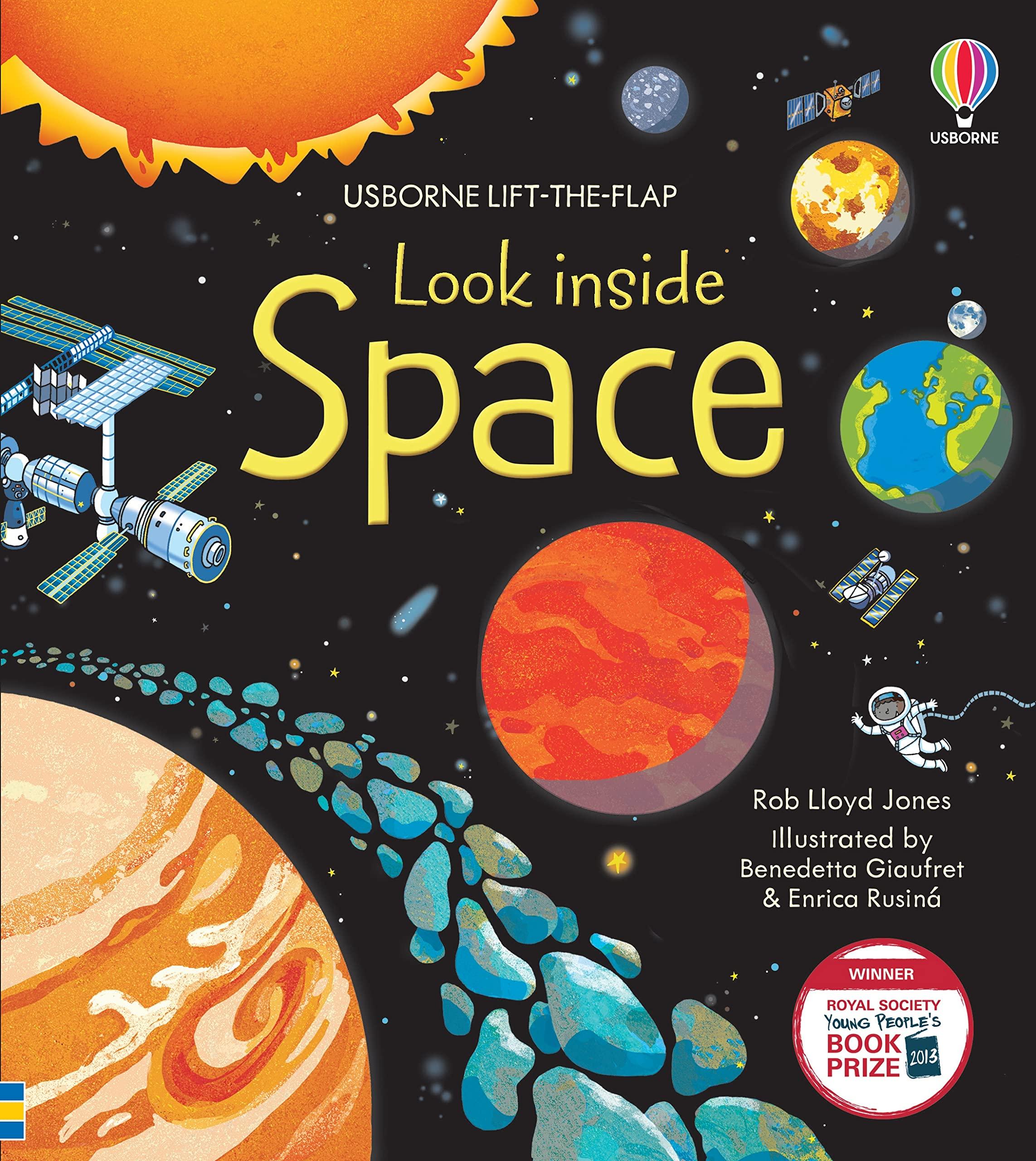 Sách tương tác tiếng Anh - Usborne Look inside Space