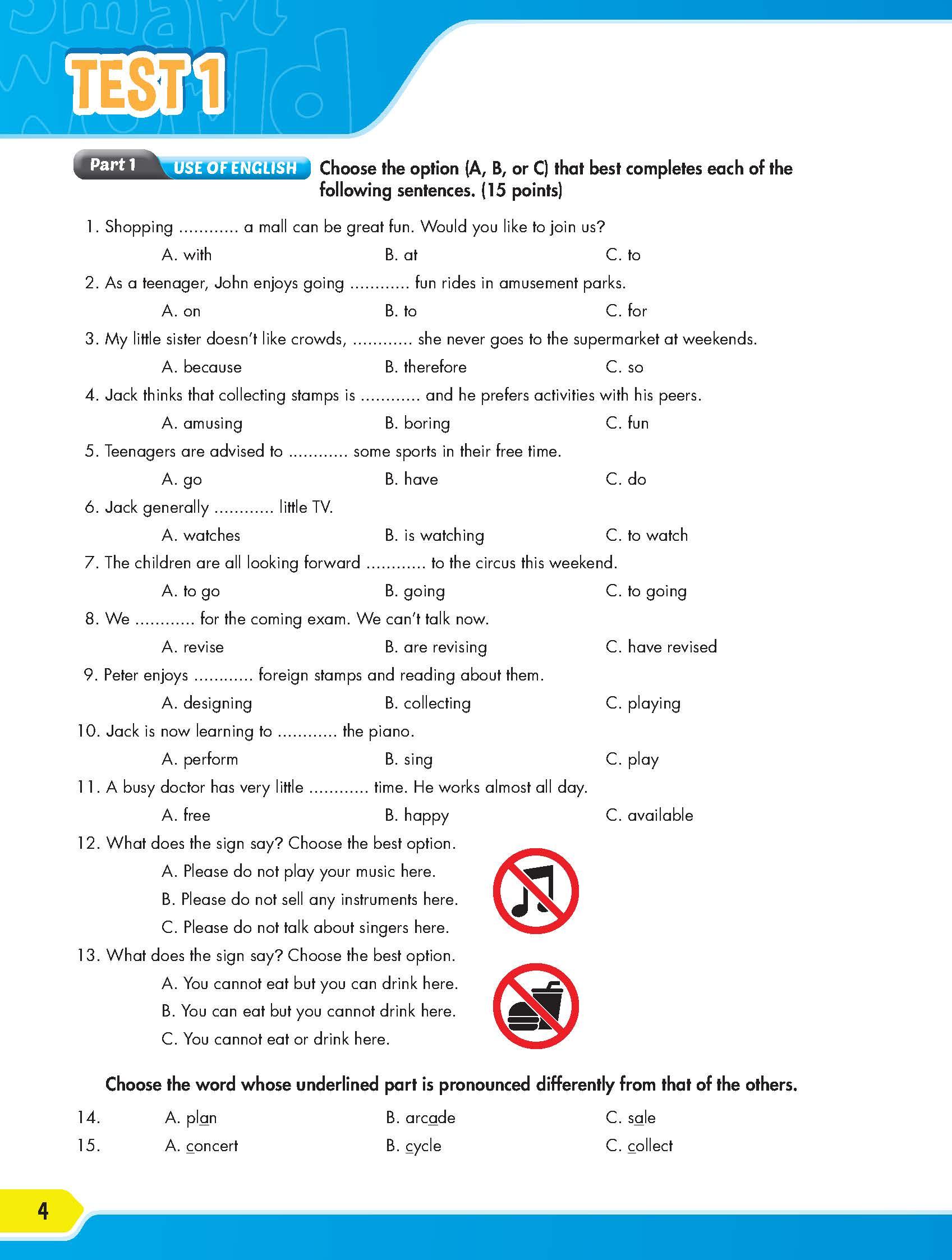 Practice Test Grade 7