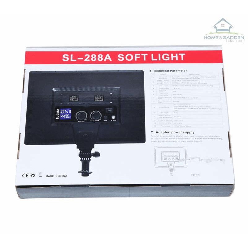 Đèn Led Softlight SL-288A dùng quay phim và chụp ảnh studio