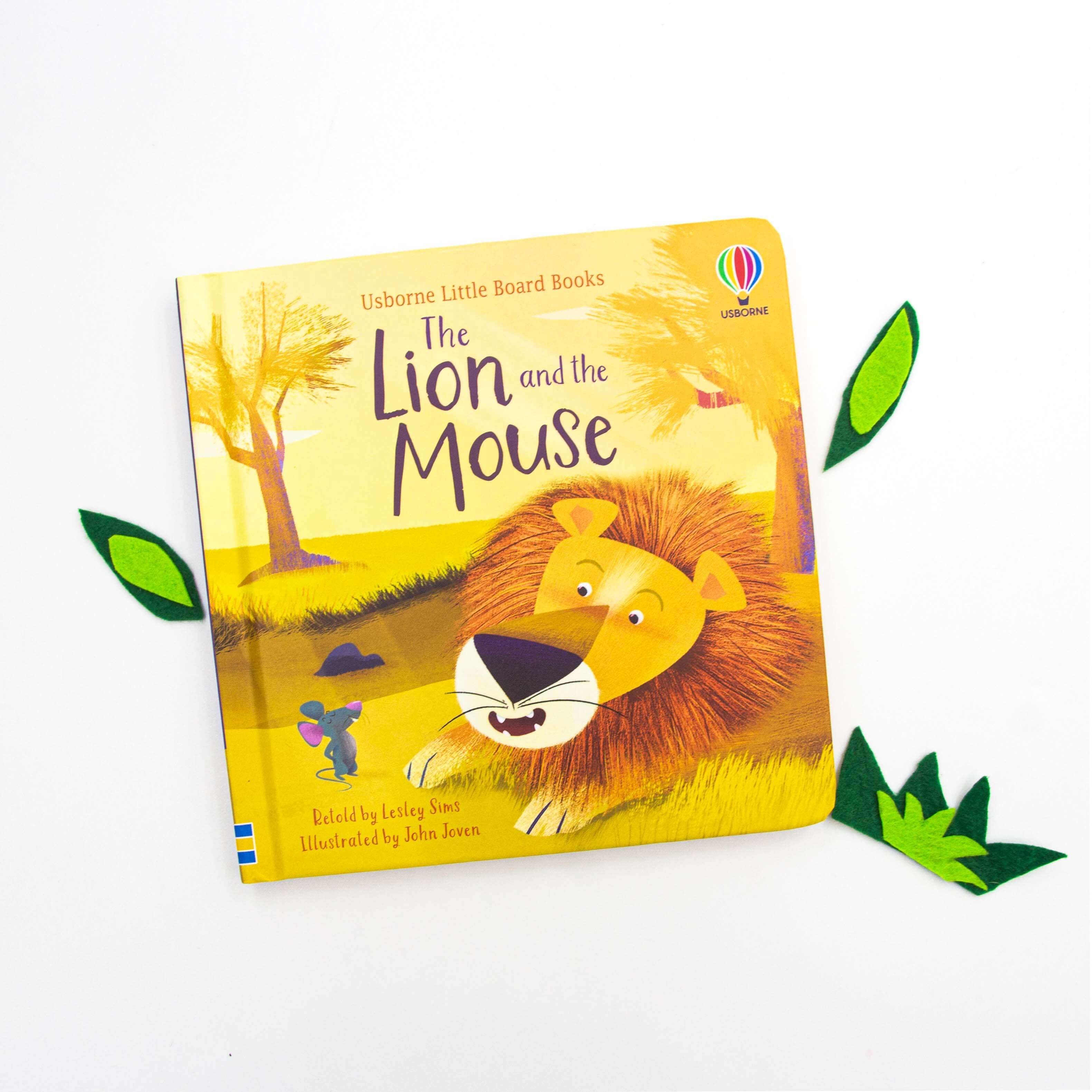 Little Board Books: The Lion and the Mouse - TRUYỆN TRANH TIẾNG ANH CHO BÉ