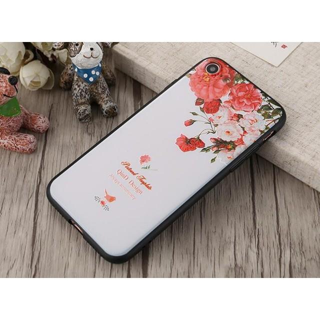 Ốp lưng hoa hồng nền trắng dành cho Iphone 6 plus 6s plys 7 8